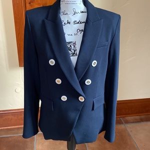 Veronica Beard Navy Miller Jacket